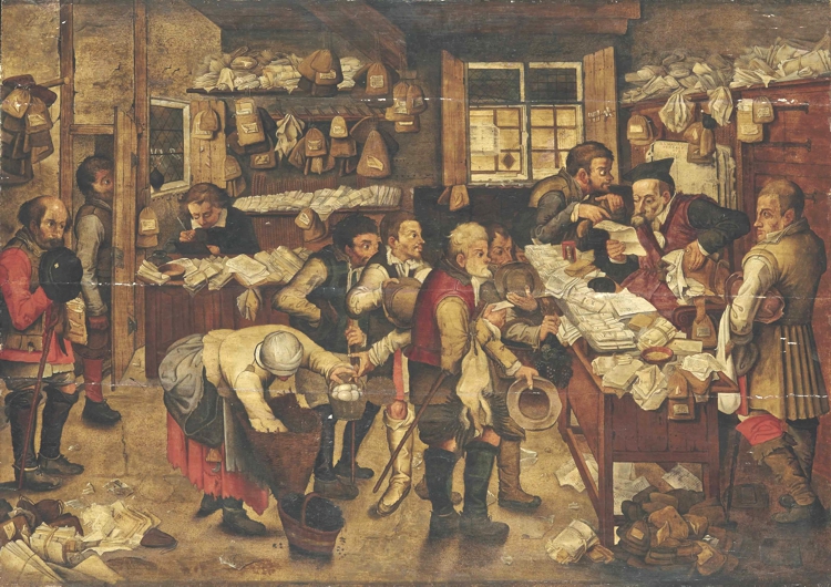106.Pieter_Brueghel_de_Jonge_-_De_betaling_van_de_Tienden_(1618) - Wiki (412K)